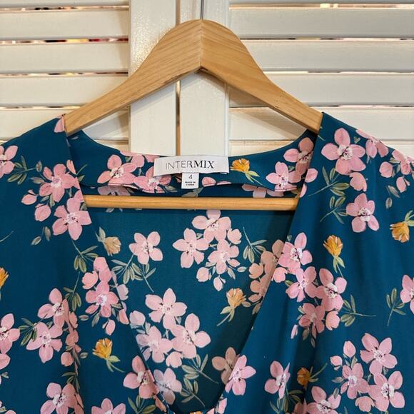 Intermix Adrina Silk Floral Dress - Picture 5 of 8